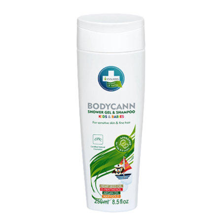 Annabis Bodycann - Gel y champú para niños y bebés - 250 ml.