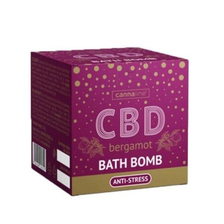 Bomba sales de baño CBD - Relajante y antiestrés - Bergamota