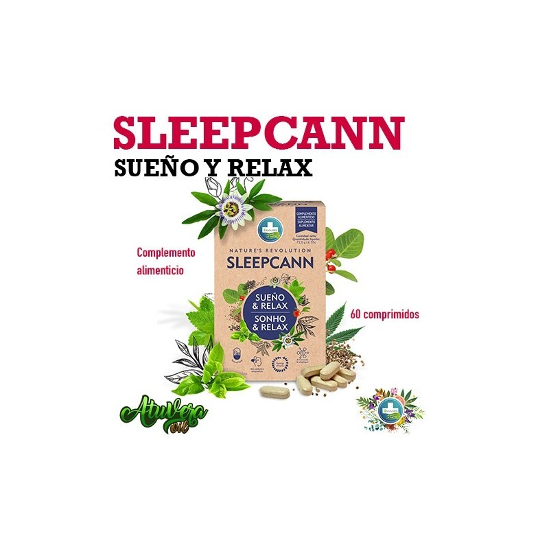 Sleepcann - Sueño y relax - 60 comprimidos Sleepcann - Sueño y relax - 60 comprimidos
