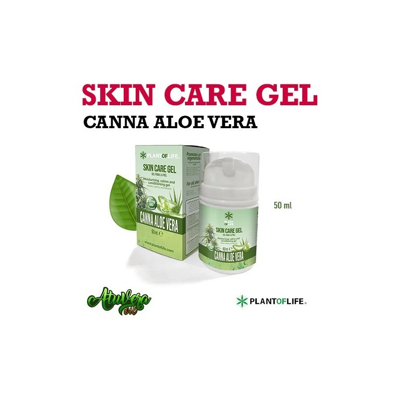Skin Care Gel - Canna Aloe Vera con CBD - 50 ml Skin Care Gel - Canna Aloe Vera con CBD - 50 ml