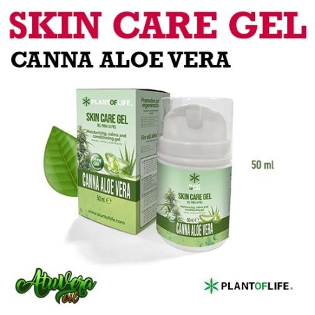 Skin Care Gel - Canna Aloe Vera con CBD - 50 ml