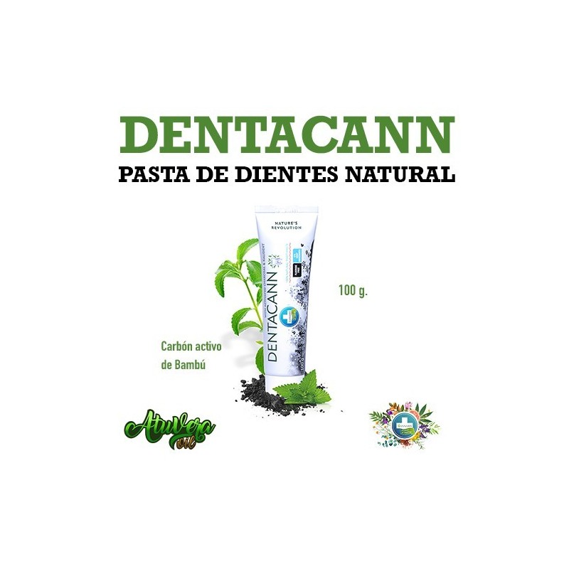 Dentacann - Pasta de dientes con cáñamo y carbón activo - 100g Dentacann - Pasta de dientes con cáñamo y carbón activo - 100g