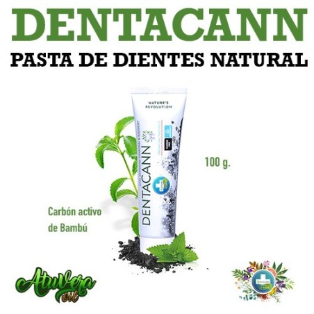 Dentacann - Pasta de dientes con cáñamo y carbón activo - 100g