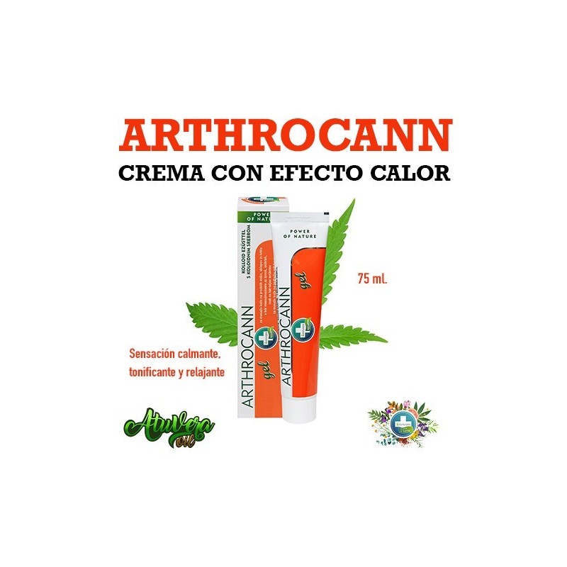 Arthrocann - Crema con Efecto Calor - 75ml. Arthrocann - Crema con Efecto Calor - 75ml.
