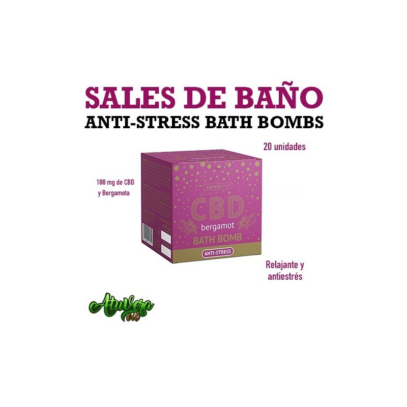 Bomba sales de baño CBD - Relajante y antiestrés - Bergamota Bomba sales de baño CBD - Relajante y antiestrés - Bergamota
