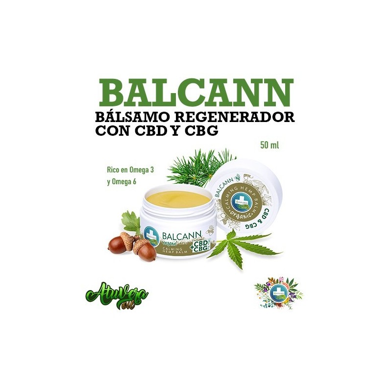 Balcann - Bálsamo Regenerador CBD + CBG - 50 Ml Balcann - Bálsamo Regenerador CBD + CBG - 50 Ml