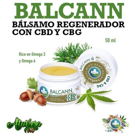 Balcann - Bálsamo Regenerador CBD + CBG - 50 Ml