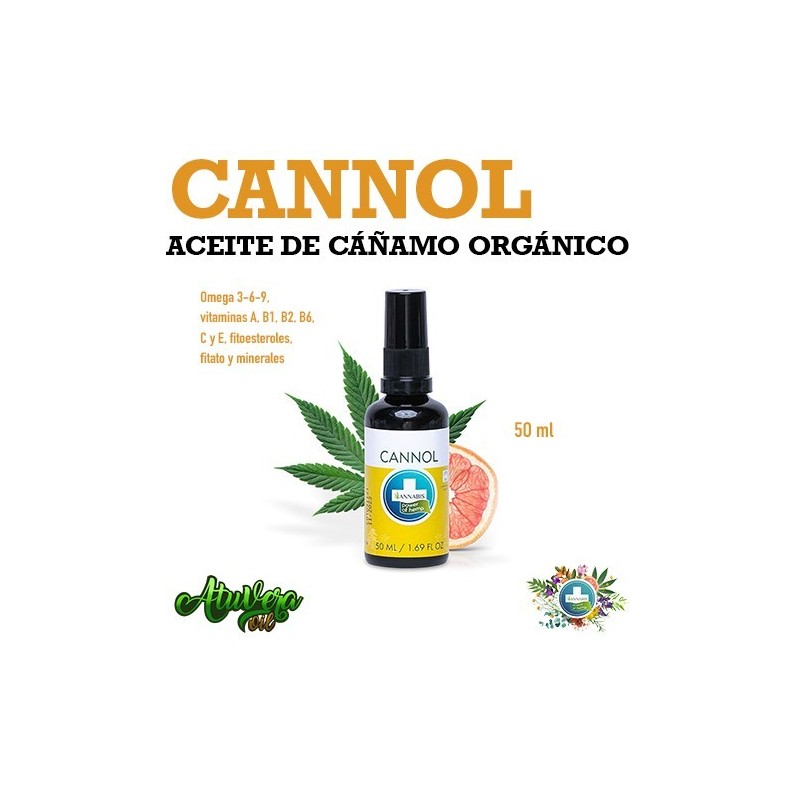Cannol - Aceite de Cannabis Orgánico Multiusos - 50 ml. Cannol - Aceite de Cannabis Orgánico Multiusos - 50 ml.