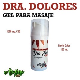 Crema Dra. Dolores - 1500 mg de CBD con efecto calor - 100 ml.