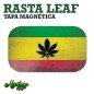Tapa Magnética para bandeja mediana - Rasta Leaf Tapa Magnética para bandeja mediana - Rasta Leaf