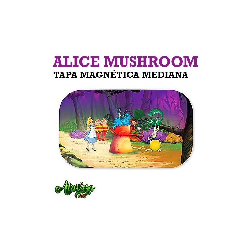 Tapa Magnética para bandeja mediana- Alice Mushroom Tapa Magnética para bandeja mediana- Alice Mushroom