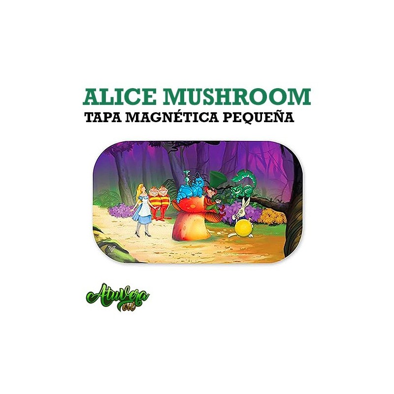 Tapa magnética para bandeja pequeña "Alice Mushroom" - (18cm x 14cm x 1mm) Tapa magnética para bandeja pequeña "Alice Mushroom" - (18cm x 14cm x 1mm)