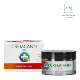 Cremcann Q10 - Crema facial natural, hidratante y regeneradora (primeras arrugas) - 50 ml.