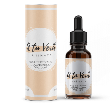 A tu Vera oil - Aceite de CBD premium - 10% CBD con 10% Triptófano - 10 ml.