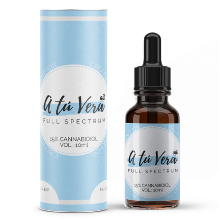 A tu Vera oil - Aceite CBD Full Spectrum - 15% CBD - 10 ml