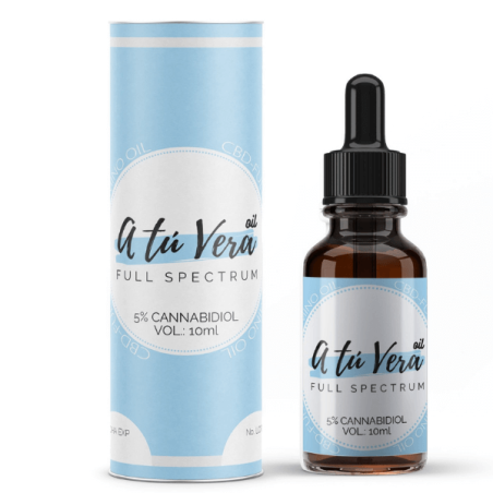 A tu Vera oil - Aceite de CBD Full Spectrum - 5% CBD - 10 ml.
