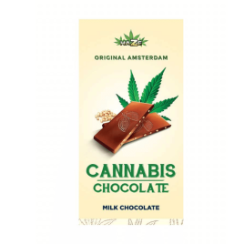 Chocolate con leche con Cannabis Haze 80gr