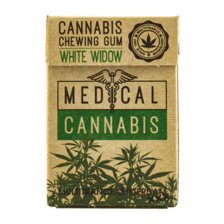 Chicles de Cannabis Medicinal White Widow Sin Azúcar 17 uds
