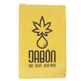 Jabón Sólido con CBD, Aloe Vera, Oliva y Coco