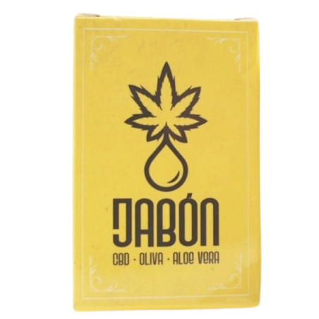 Jabón Sólido con CBD, Aloe Vera, Oliva y Coco