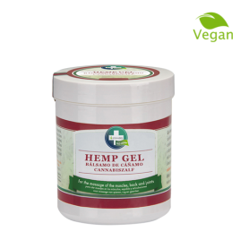 Hemp Gel - Bálsamo de cáñamo para masajes, sensación calmante y relajante - 300 ml.