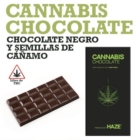 Compra Chocolate Negro de CBD 80gr al mejor precio ✅