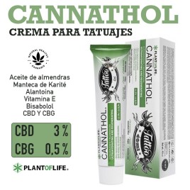 Cannathol Crema para Tatuajes CBD y CBG