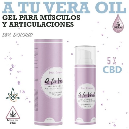 Gel para músculos y articulaciones "Dra. Dolores" de A tu Vera oil. ✅