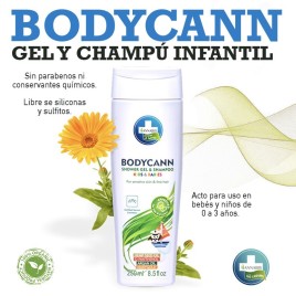 Annabis Bodycann - Gel y champú para niños y bebés - 250 ml.