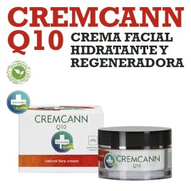 Cremcann Q10 - Crema facial natural, hidratante y regeneradora primeras arrugas - 50 ml.