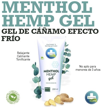 Annabis Gel de Cáñamo Efecto Frío - 200 ml.
