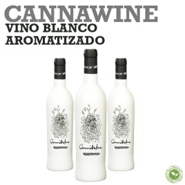 Cannawine Vino Blanco Aromatizado - 500 ml.
