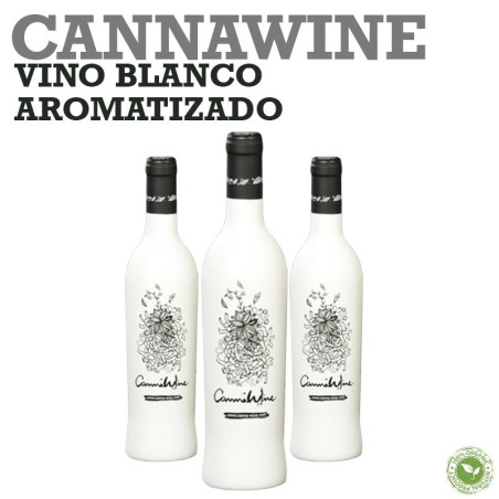 Cannawine Vino Blanco Aromatizado - 500 ml.